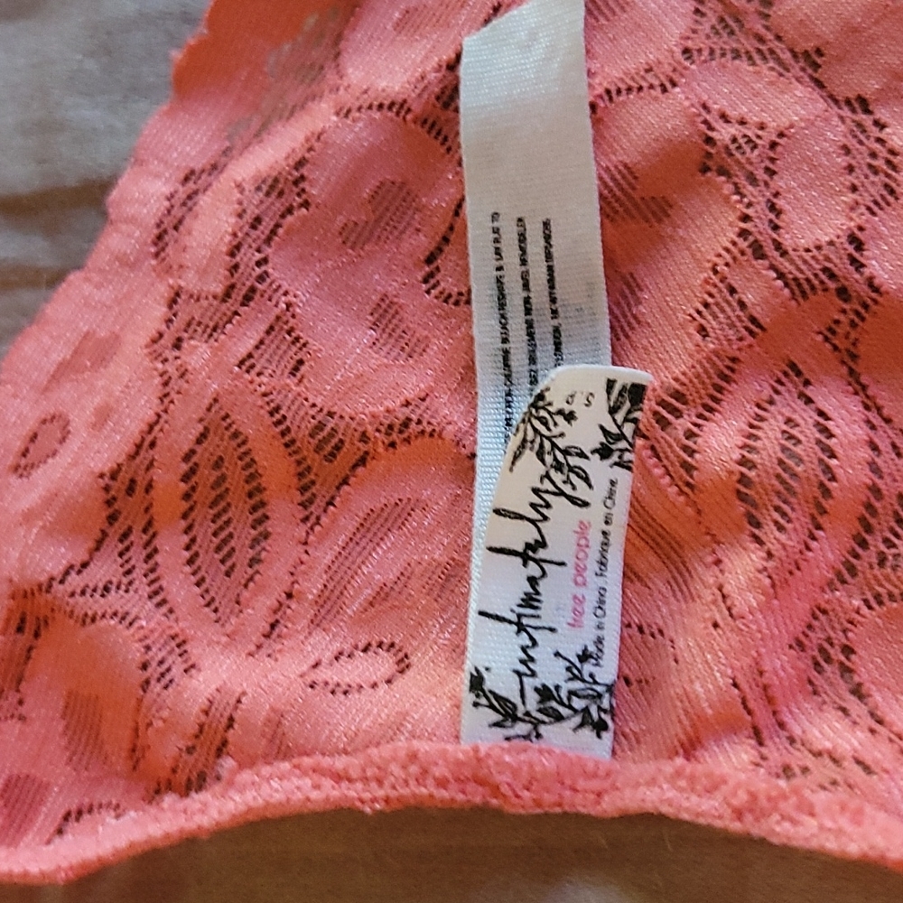 Intimately Free People bralette pinkish orange size small - Picture 2 of 3